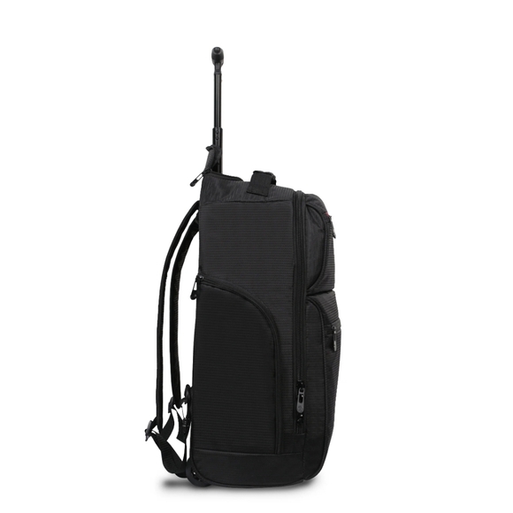 COPY - Protege Black 22 inch Rolling Backpack wheels luggage - Picture 7 of 8